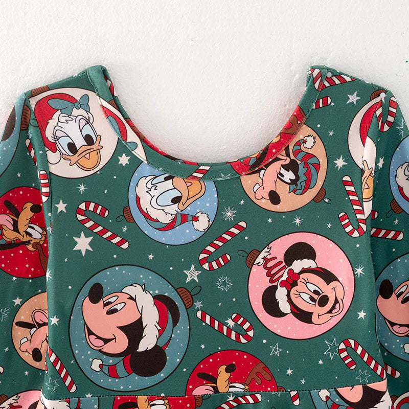 Christmas Fab 5 Friends Twirl Dress