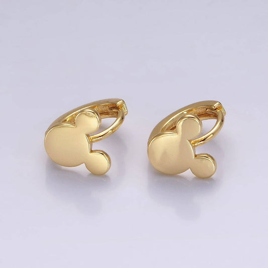 Magic Mouse Huggie Earrings | 14K Gold Filled