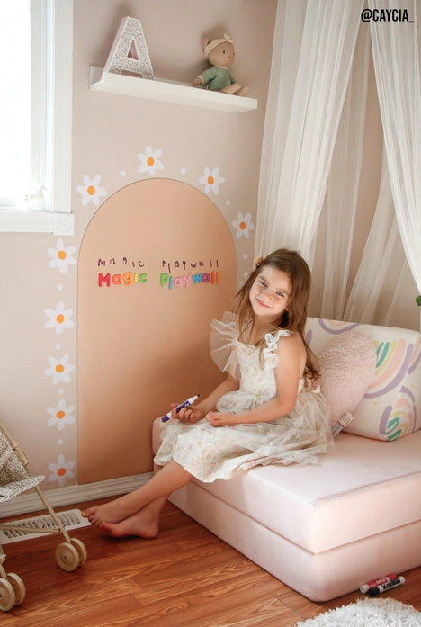 PREORDER - Magic Playwall - Kids Arch Magnetic Chalkboard Wall Decal