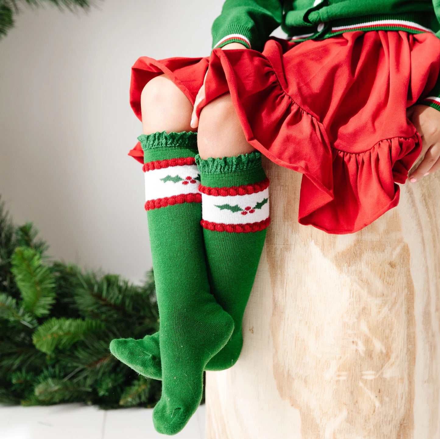 Classic Christmas Knee High Sock 3-Pack